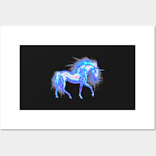 Blue Unicorn Posters and Art